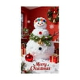 thumbnail image 1 of Festive Christmas Door Cover for Home Decoration Elastic 36 x 80 Inches for Holiday Parties and Front Entryways, 1 of 4