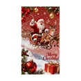 thumbnail image 1 of Festive Christmas Door Cover for Home Decoration Elastic 36 x 80 Inches for Holiday Parties and Front Entryways, 1 of 4