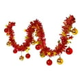 thumbnail image 1 of Festive Christmas Garland With Ball Ornaments And Pom Poms For Tree Decor Flexible And Reusable For Wrapping Around Trees Doors Railings And Fireplaces Easy To Set Up And Maintain, 1 of 6