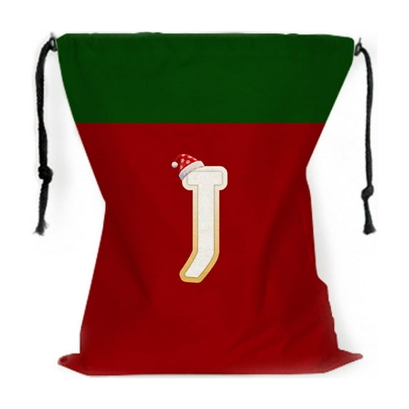 Festive Christmas Gift Bag with Drawstring, Holiday Decoration, and Reusable Storage Solution for Seasonal Celebrations