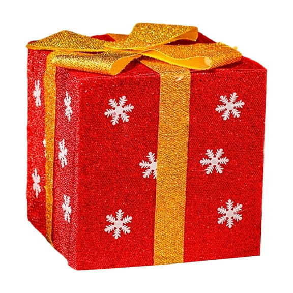 Festive Christmas Gift Box Decorations for Holiday Display, Versatile Scene Styling, Reusable and Easy to Clean, Perfect for Enhancing Festive Atmospheres and Seasonal Decor