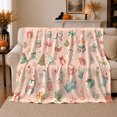 thumbnail image 1 of Festive Christmas Penguin Winter Scene, Festive Holiday Scene, Warm Flannel Blanket for Living Room and Reading Nook, Animal Lovers Christmas Gift, Festive Home Decor, 1 of 9