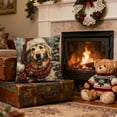 thumbnail image 1 of Festive Christmas Print Pillow Cover - Soft Holiday Decor for Couch, Sofa, Car Seat or Living Room, Cozy Decorative Accent A, 1 of 6