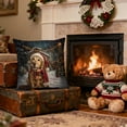 thumbnail image 1 of Festive Christmas Print Pillow Cover - Soft Holiday Decor for Couch, Sofa, Car Seat or Living Room, Cozy Decorative Accent C, 1 of 6