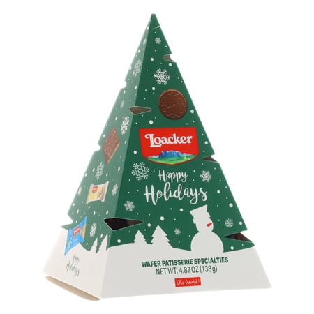 Festive Christmas Tree: Assorted Wafer & Chocolate Specialties Gift Box, Limited Holiday Edition