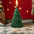 thumbnail image 1 of Festive Christmas Tree Shaped Candles Scented Holiday Decorations for Mantel Desktop Party Centerpieces Aromatherapy Gifts, 1 of 6