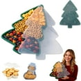 thumbnail image 1 of Festive Christmas Tree/Snowman/Snowflake Food Container - 1.2-1.8 Gal Lidded Storage (Tree), 1 of 4
