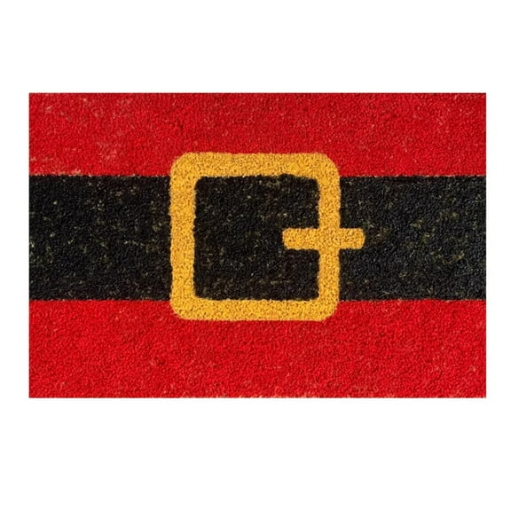 Festive Christmas Welcome Doormat with Holiday Greeting - Non- Indoor/Outdoor Entry Mat, Great Housewarming Gift for Seasonal Celebrations,A