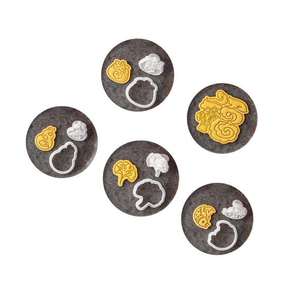 Festive Cookie Cutter Biscuit Molds Spring Festival Series Plastic Cookie Moulds