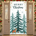 thumbnail image 1 of Festive Decoration Merry Christmas Banner Winter Wonderland Holiday Decor Colorful Design for Christmas Party Home Decoration Event Celebration, 1 of 9