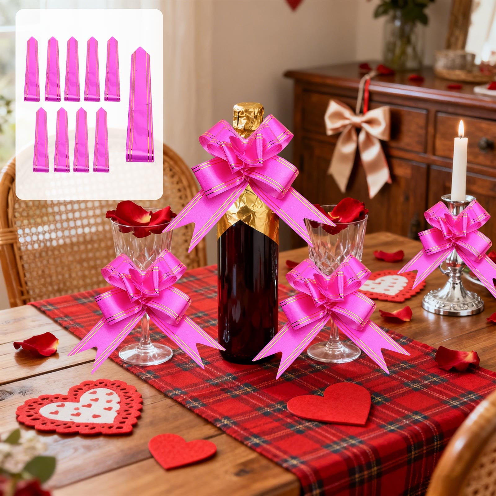 Festive Decoration Ribbon for Weddings Christmas Birthdays Parties ...