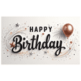 thumbnail image 1 of Festive Design Birthday Banner Decorative Text Happy Celebration Stars for Party Event Indoor, 1 of 8