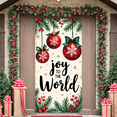 thumbnail image 1 of Festive Design Christmas Banner Decorative Ornaments Holiday Backdrop Joy for Holiday Party Indoor Decoration Winter Celebration, 1 of 9
