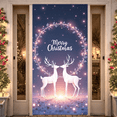 thumbnail image 1 of Festive Design Christmas Banner Penguin Theme Holiday Decoration for Winter Holiday Decoration Event Backdrop Celebration, 1 of 9