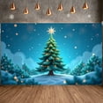 thumbnail image 1 of Festive Design Christmas Tree Snowy Scene Holiday Decoration Seasonal for Winter Celebration Home Decor Outdoor Use, 1 of 9