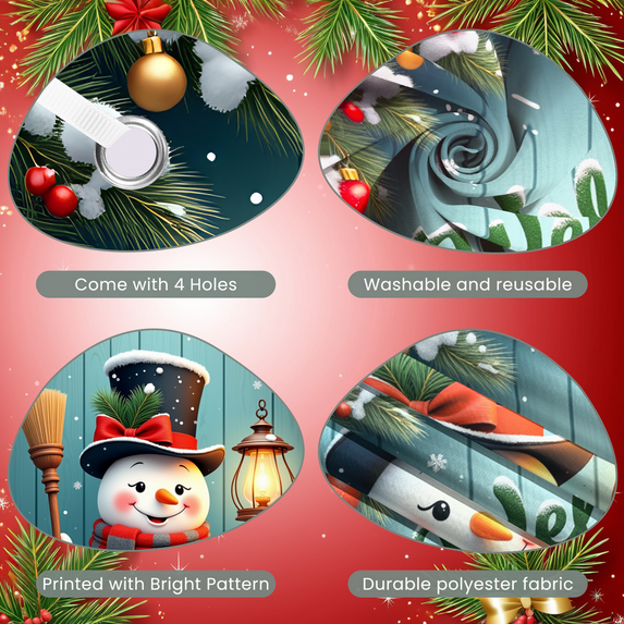 Festive Design Merry Christmas Reindeer Illustration Holiday Banner for Christmas Party Home Decoration Celebration