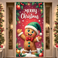 thumbnail image 1 of Festive Design Merry Christmas Theme Holiday Banner for Winter Decoration Celebration Party, 1 of 9