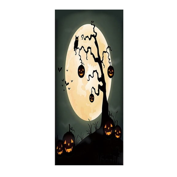 Festive Door Banner Background Fabric for Holiday Party Seasonal Indoor Outdoor Display