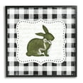 thumbnail image 1 of Festive Easter Bunny Ribbon Spring Plaid Pattern Animals & Insects Graphic Art Framed Art Print Wall Art, 1 of 5