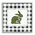 thumbnail image 1 of Festive Easter Bunny Ribbon Spring Plaid Pattern Animals & Insects Graphic Art Framed Art Print Wall Art, 1 of 5