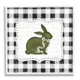 thumbnail image 1 of Festive Easter Bunny Ribbon Spring Plaid Pattern Animals & Insects Graphic Art Framed Art Print Wall Art, 1 of 5