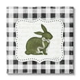thumbnail image 1 of Festive Easter Bunny Ribbon Spring Plaid Pattern Animals & Insects Graphic Art Gallery-Wrapped Canvas Print Wall Art, 1 of 5