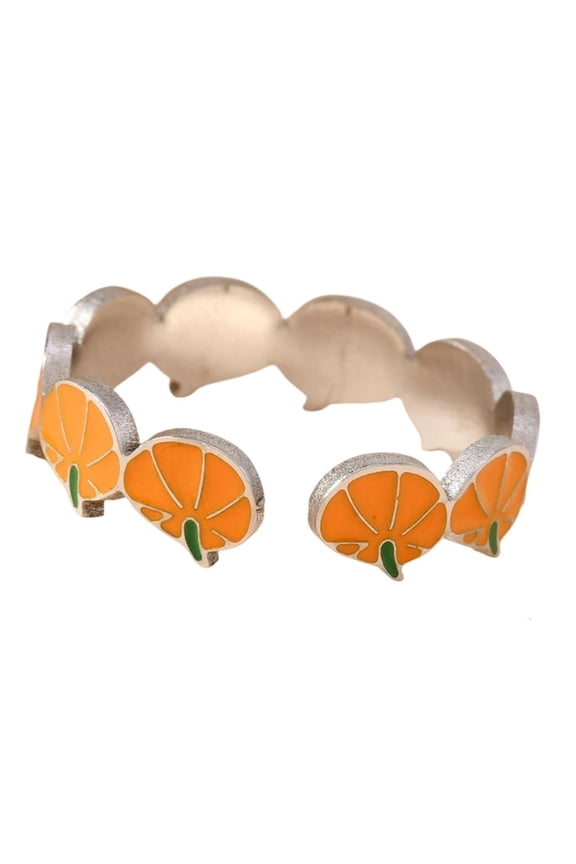 Playful Accessory Pumpkin Ring With Adjustable Fit Costume Party Jewelry