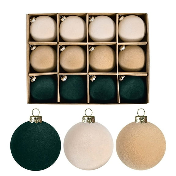 Festive Festive Ornaments - 6cm Holiday Decorations for Tree and Seasonal Celebrations 12PCS