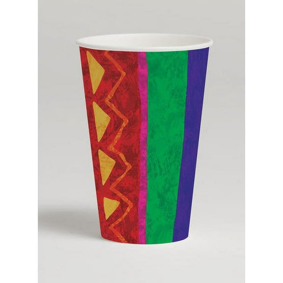 Festive Fiesta 12 Oz Cups