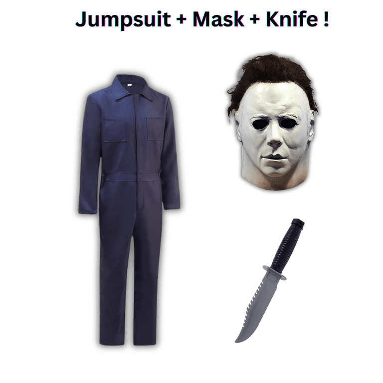 Festive Find Store Michael Myers Adult Halloween Jumpsuit Costume