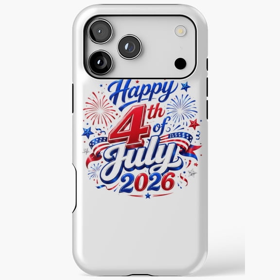 Festive Fireworks USA Flag Cover for iPhone Case 11 to 17 Pro Max