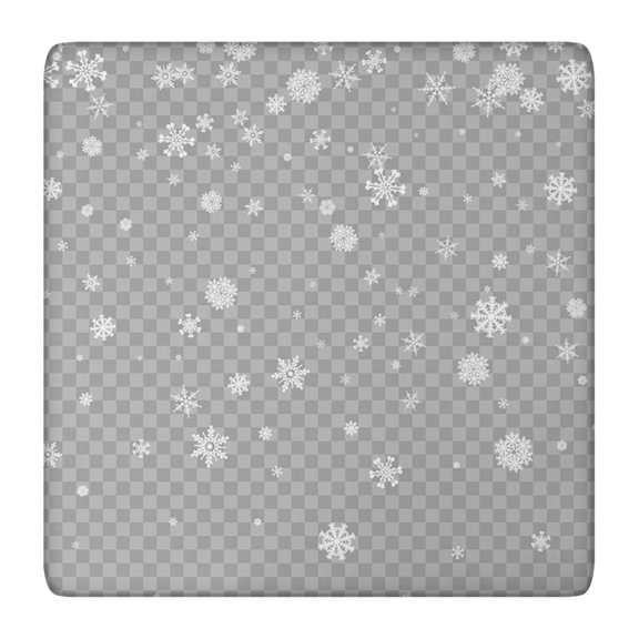 Festive Fitted Christmas Table Cover 36x36 Inches Square, Easy Care Machine Washable Spandex Material Lays Flat for New Year's Eve Dinner and Family Meals