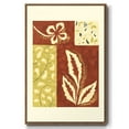 thumbnail image 1 of Festive Floral I - Framed Gallery Wrapped Holiday Canvas - 27 x 41 - Rosewood Frame, 1 of 8