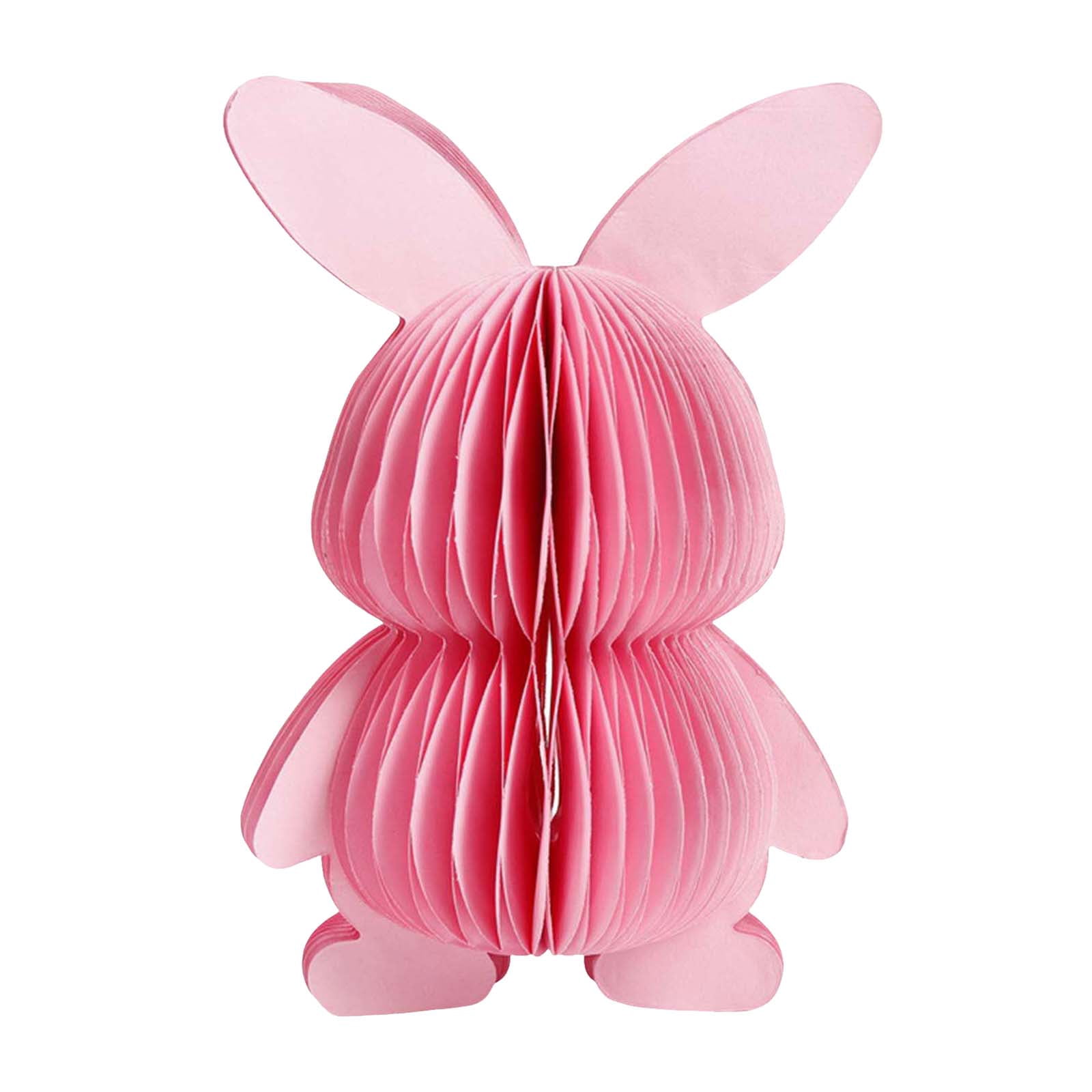 A 3D Foldable Honeycomb Paper Rabbit Table Centerpiece for Easter and ...