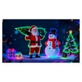 thumbnail image 1 of Festive Glow In The Dark Garage Door Cover For Holiday Outdoor Yard Display With Easy Setup And Nighttime, 1 of 3