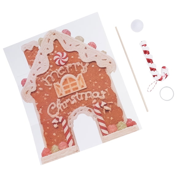 Festive Golf Game Set for Holiday Parties, Family Fun Interactive Group Activity Indoor Outdoor Celebration