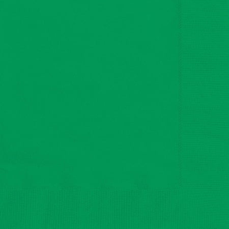 Festive Green Beverage Napkins