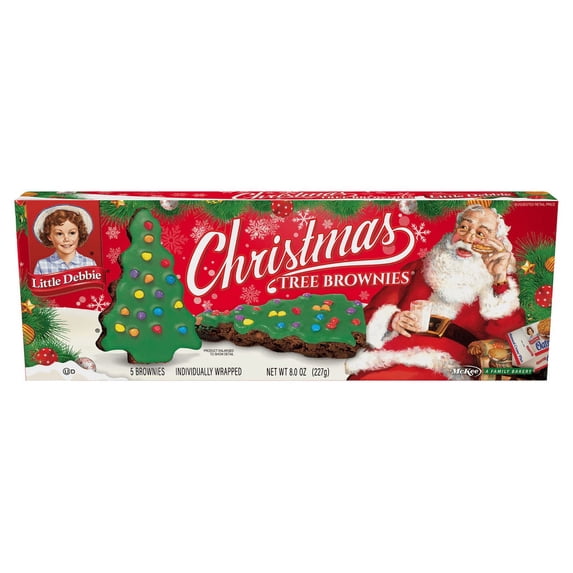 Festive Green Tree Brownies, , 8 oz, 5 Count