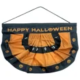 thumbnail image 1 of Festive Happy Halloween Bunting Flag – 10” X 16”, Orange & Black, Pumpkins, 1 of 3
