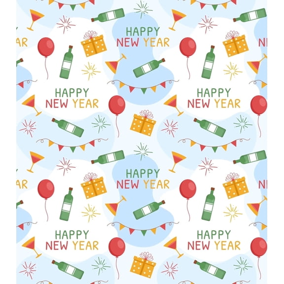 New Year Chocolate Transfer Sheet, by Tnct.