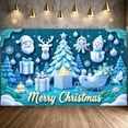 thumbnail image 1 of Festive Holiday Banner Merry Christmas Decoration Colorful Elements Winter Scene for Holiday Party Indoor Decoration Family Gathering, 1 of 9