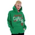 thumbnail image 1 of Festive Holiday Christmas Cheer Squad Hoodie Sweatshirt Women Brisco Brands M, 1 of 6