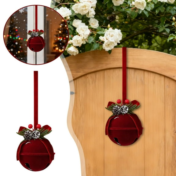 Festive Holiday Clock Hangs for Elegant Wall Creating a Delicate Seasonal Atmosphere with Timeless Design