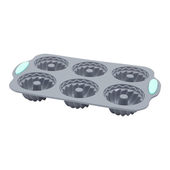 Festive Holiday Ice Cube Tray Silicone 6-Hole Mold for Drinks and Party Decor, Easy Release and Clean, Fun DIY Ice Maker for Freezer