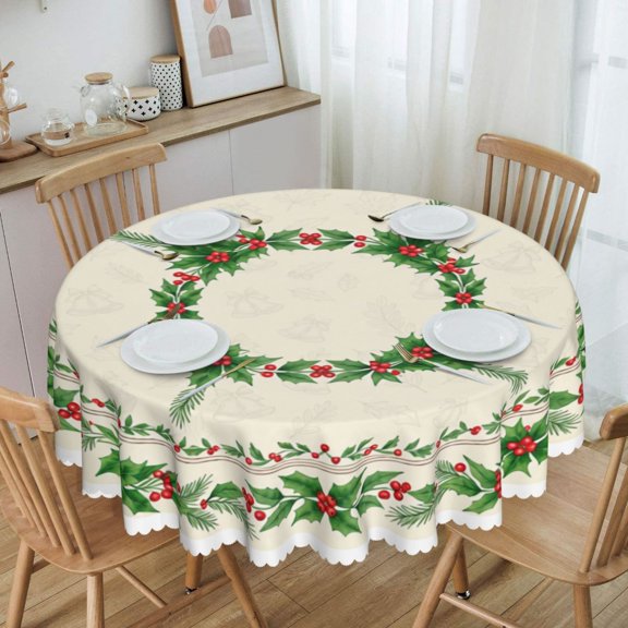 Festive Holly And Berry Border