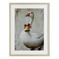 thumbnail image 1 of Festive Jingle Goose Birch Framed Print Under Glass, design by Petal Prints Design, 1 of 10