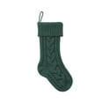 thumbnail image 1 of Festive Knitted Christmas Stocking Holder Decorative Sack for Holiday Celebrations and Joyous Family Traditions, 1 of 4
