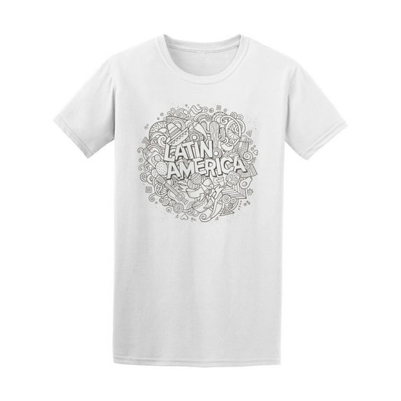 Festive Latin America Sketch Tee Men's -Image by Shutterstock