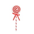 thumbnail image 1 of Festive Lollipop Ornament Large Holiday Candy Cane Style Decorative Prop for Xmas Tree and Home Celebration, 1 of 4