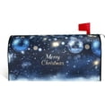 thumbnail image 1 of Festive Magnetic Mailbox Cover Christmas Blue Ball Pattern Outdoor Mailbox Protector Holiday Seasonal Decorative Garden Yard Home Large Size 25.5 x 21 Inch, 1 of 6